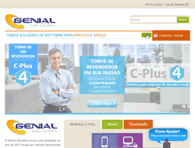 Tablet Screenshot of genialinfo.com.br
